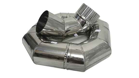  Отвод 90" D100 нерж 430