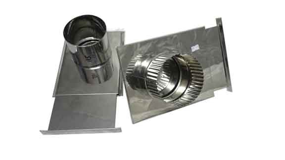  Шибер задвижной D120 нерж. 430  0.5